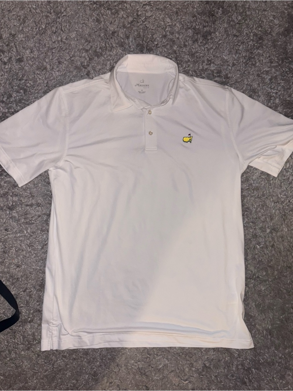 Masters Tech White Golf Polo Augusta National